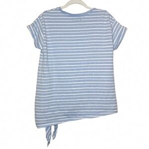 Chaps Light Blue Striped Kids Tee